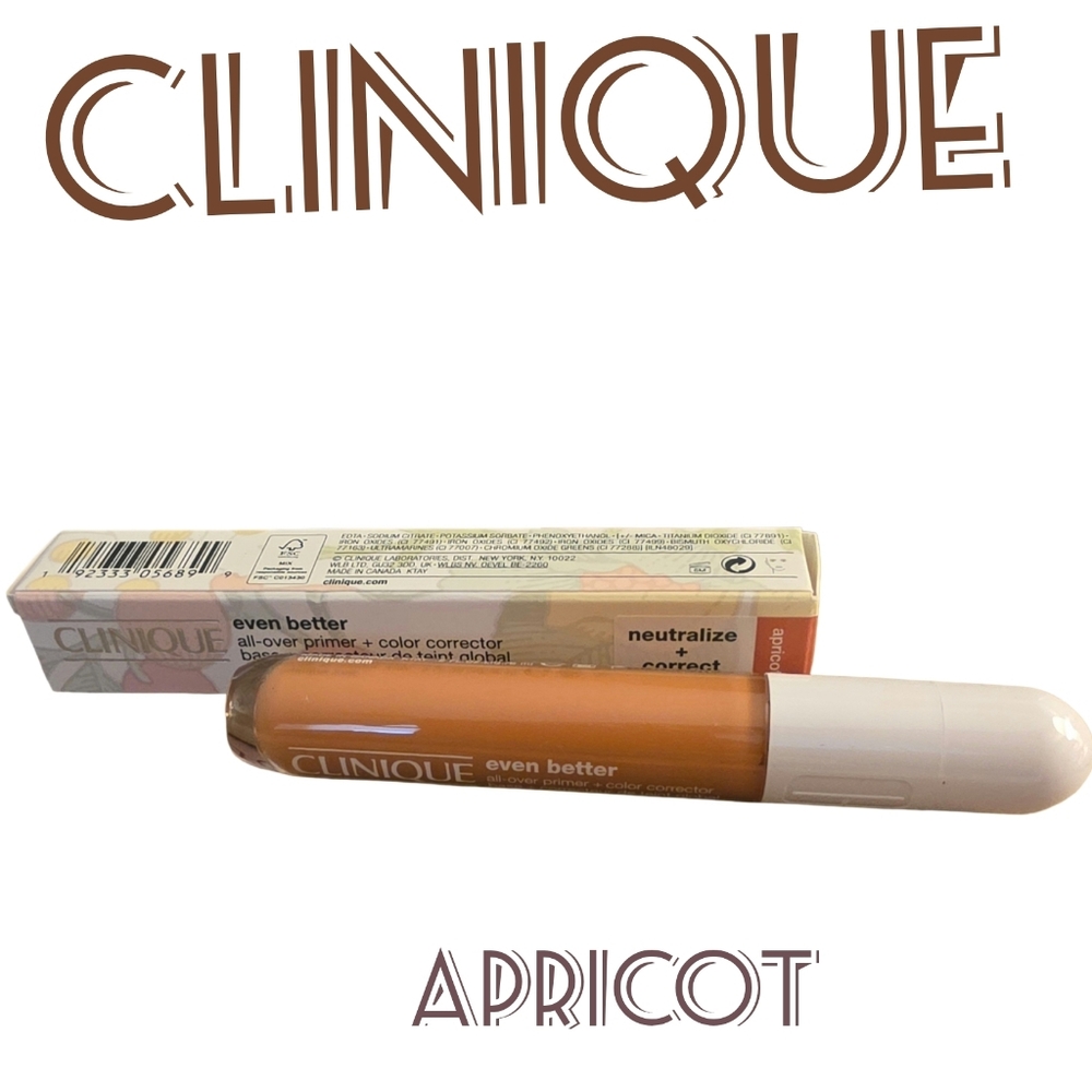 Clinique Even Better All-Over Primer & Color Corrector "Apricot"  New